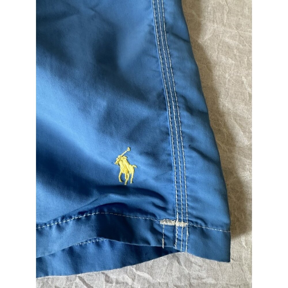 Polo Ralph Lauren Men's Size XL Swimwear Shorts Trunks Blue Lined Preppy Pockets - Picture 4 of 9